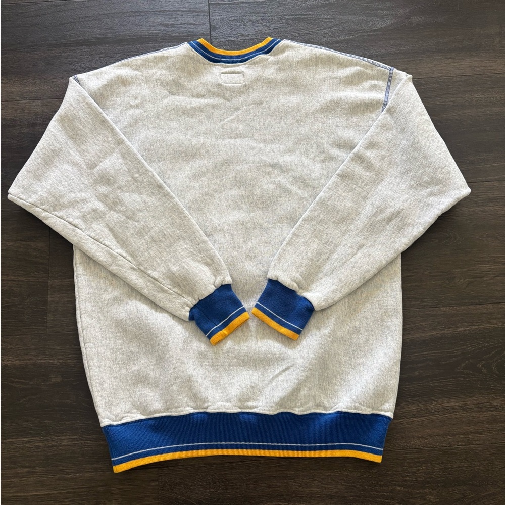 RARE Vintage St. Louis Rams NFL Football Legends Athletic Grey Gold Sweatshirt - Picture 3 of 4